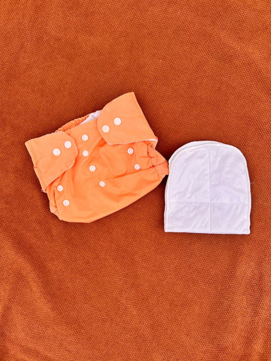 Washable Diaper Pants – Waterproof Reusable Baby Diaper | orange