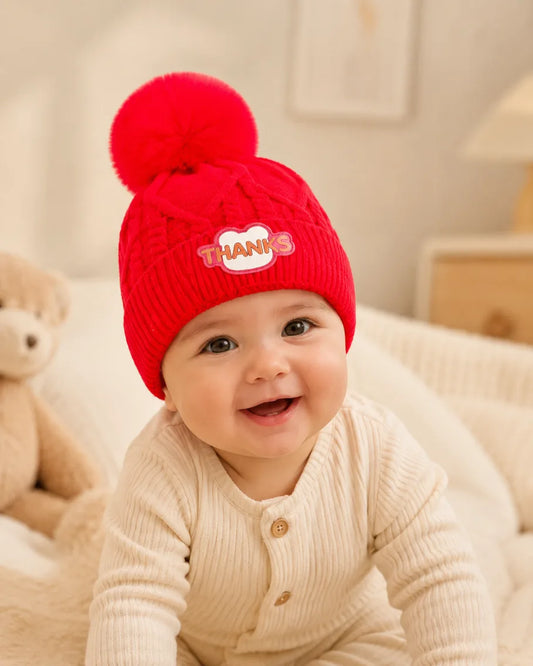 Winter Cap for Babies (0–9 Months)