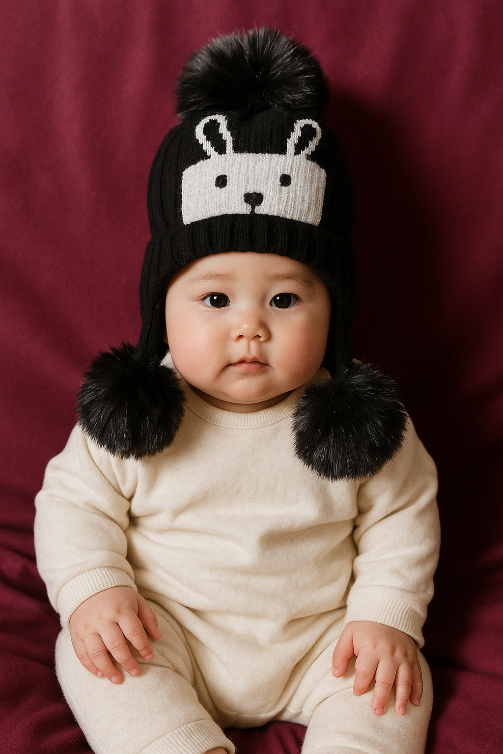 Cozy Winter Cap for Babies (0–18 Months)