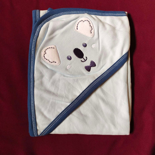 Baby Wrapping Shawl – 1 Soft Cotton Hooded Blanket Lion