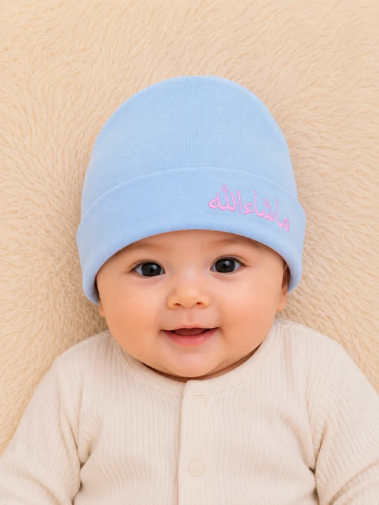 Mashallah Embroidered Cap – Elegant & Meaningful