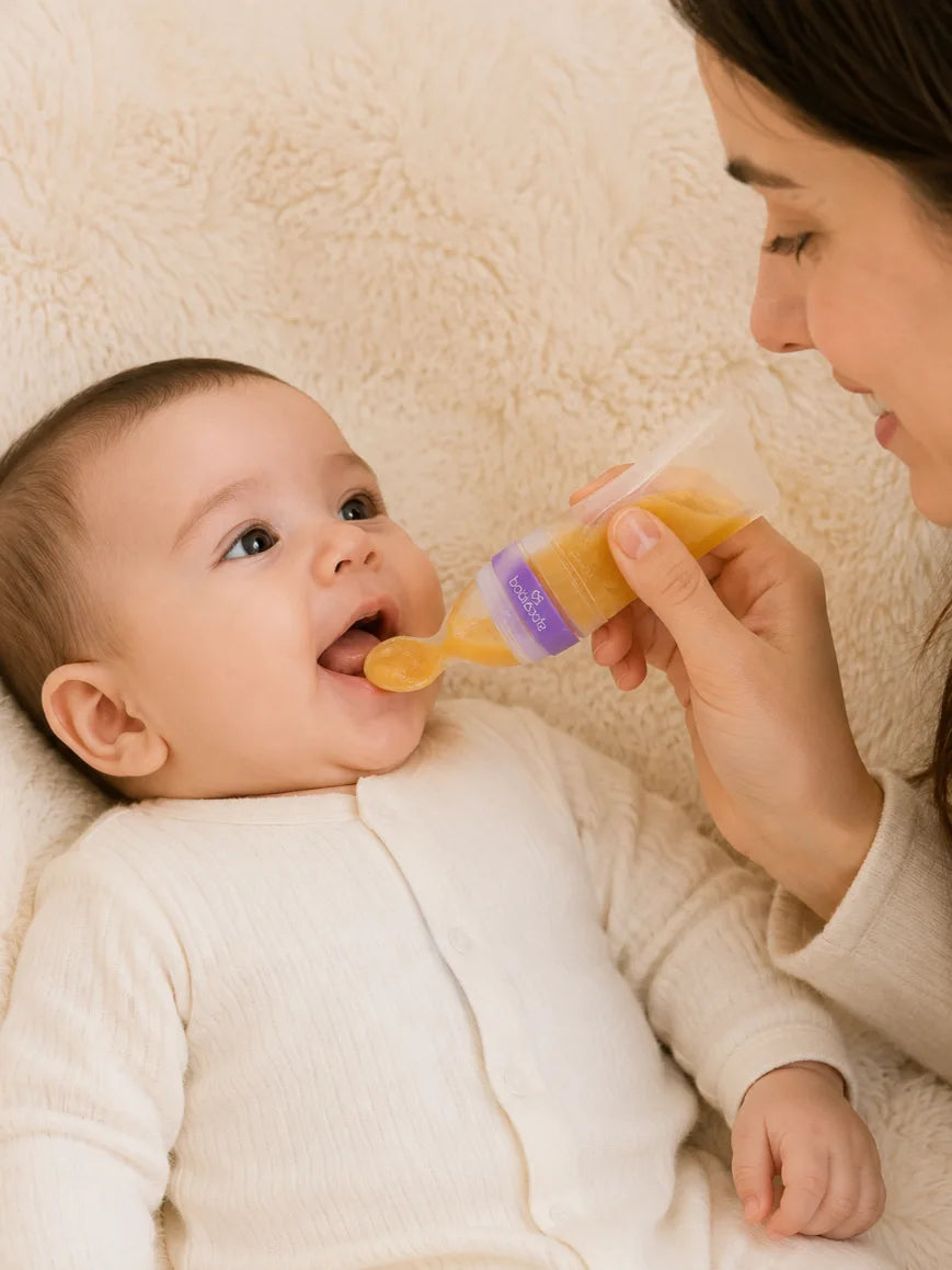 Silicone Baby Food Dispensing Spoon