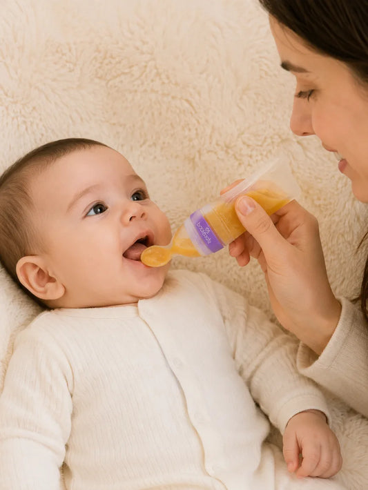 Silicone Baby Food Dispensing Spoon