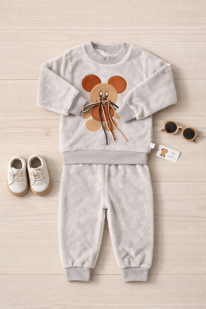 Imported 2-Piece Velvet Winter Set