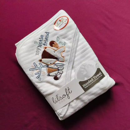 Imported Baby Hoodie Bath Towel (Lining)