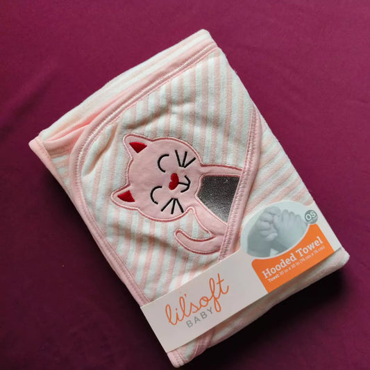 Imported Baby Hoodie Bath Towel (Lining)