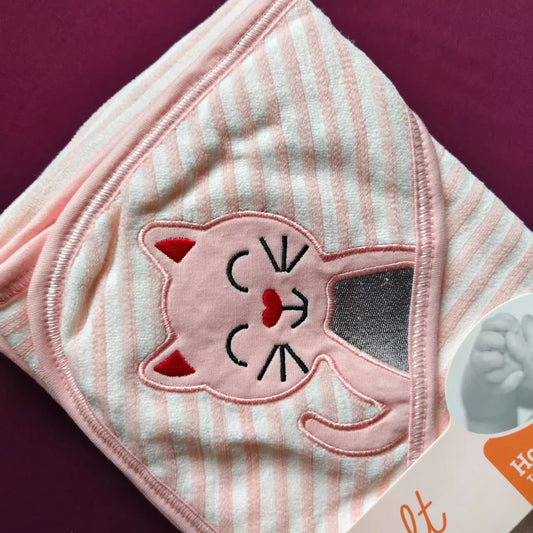 Imported Baby Hoodie Bath Towel (Lining)