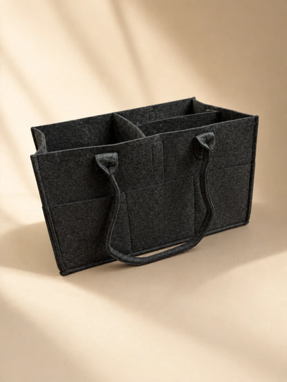 Multipurpose Baby Diaper Caddy Organizer Bag with Handles & Storage Compartments