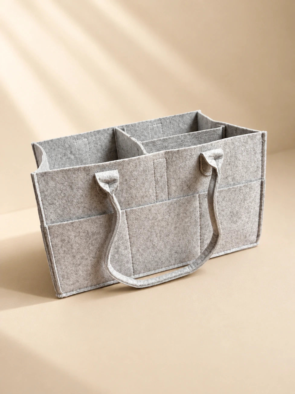 Multipurpose Baby Diaper Caddy Organizer Bag with Handles & Storage Compartments