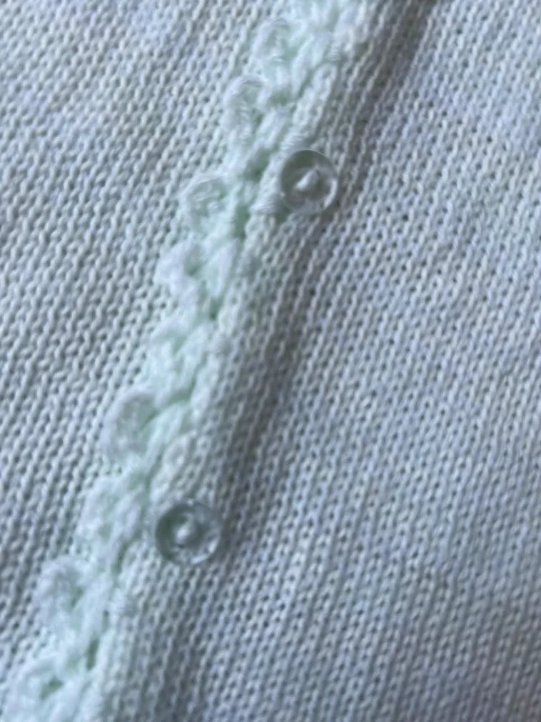 Baby Knitted Sleeveless Sweater - Soft & Stylish Baby Wear (Light Green)