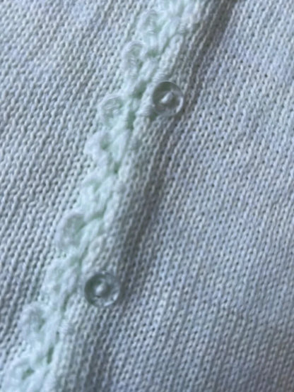 Baby Knitted Sleeveless Sweater - Soft & Stylish Baby Wear (Light Green)