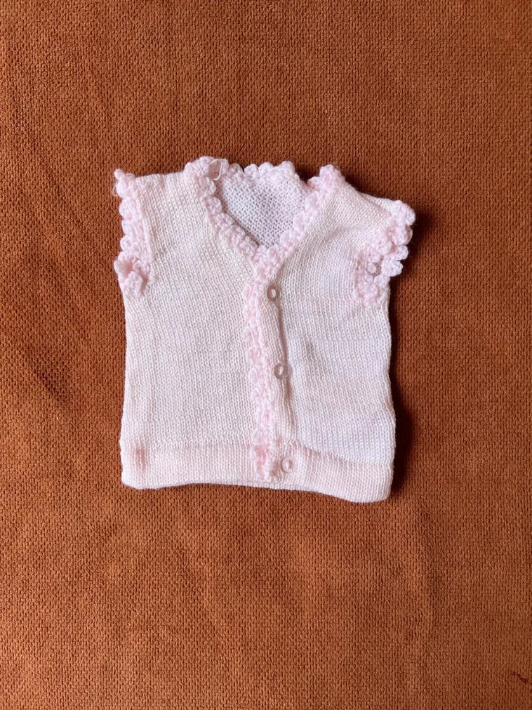 Kids Essentials Baby Knitted Sleeveless Sweater - Soft & Stylish Baby Wear