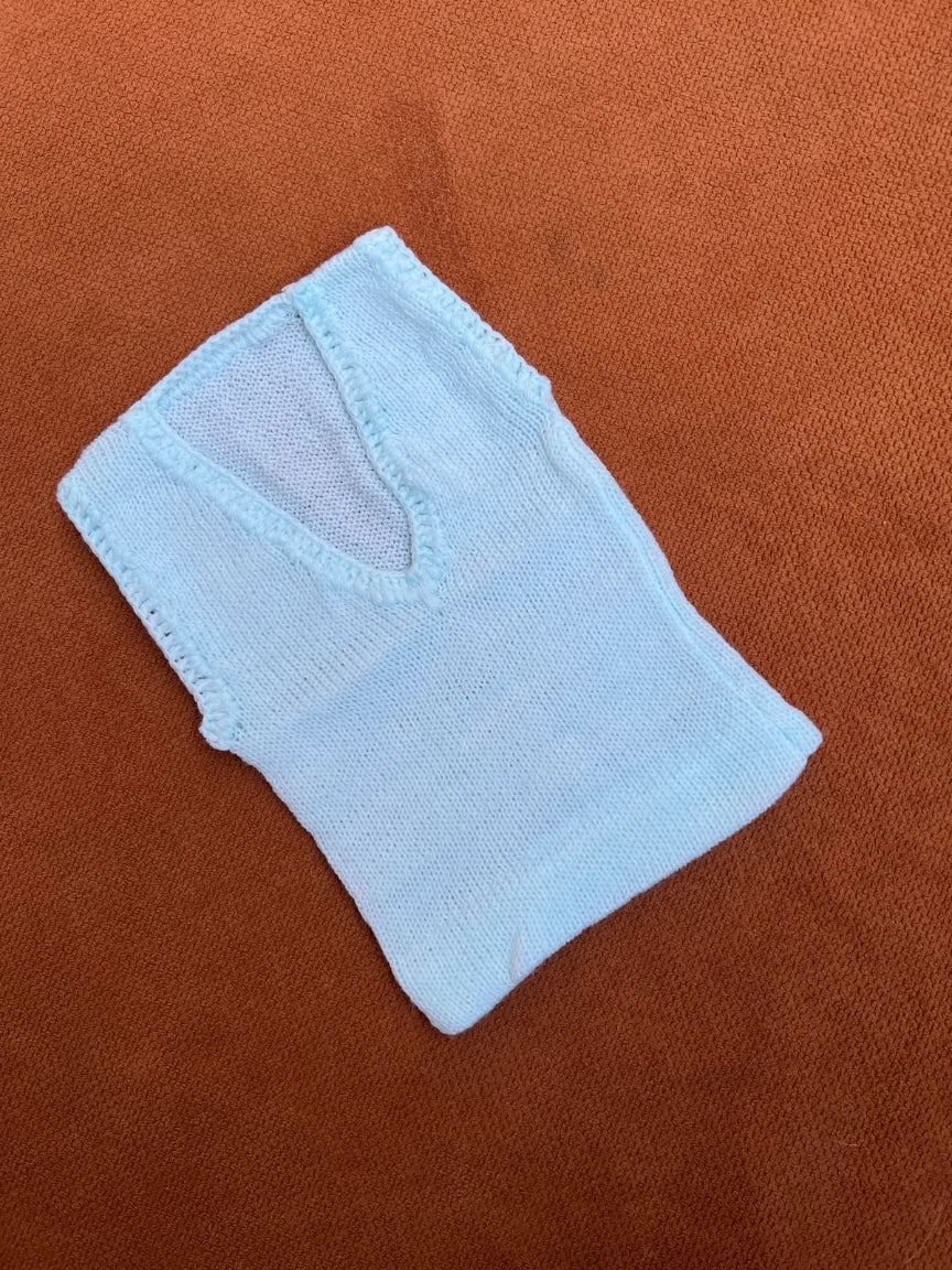 Baby Knitted Sleeveless Sweater - Soft & Stylish Baby Wear (Ferozi)