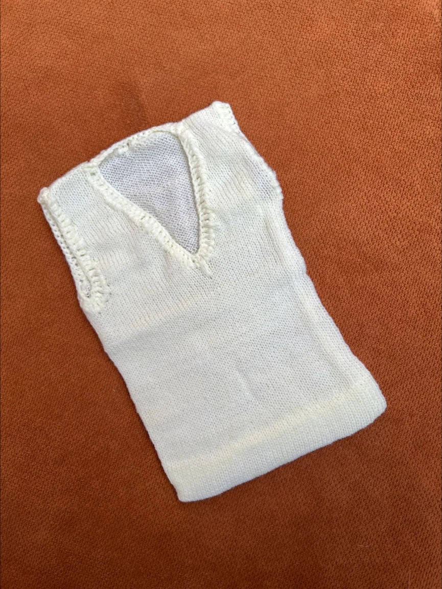 Baby Knitted Sleeveless Sweater - Soft & Stylish Baby Wear (Yellow)