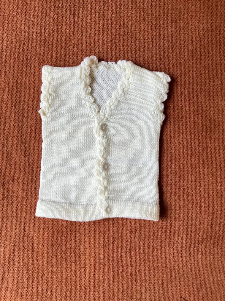 Kids Essentials Baby Knitted Sleeveless Sweater - Soft & Stylish Baby Wear