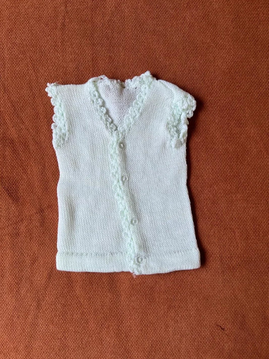 Baby Knitted Sleeveless Sweater - Soft & Stylish Baby Wear (Light Green)