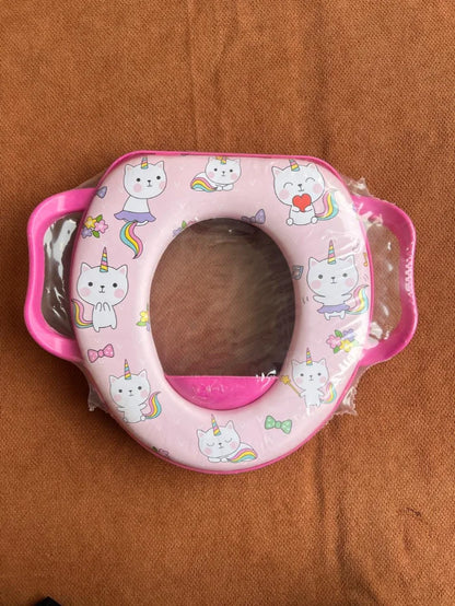 Soft Padded Baby Potty Training Seat with Handles 