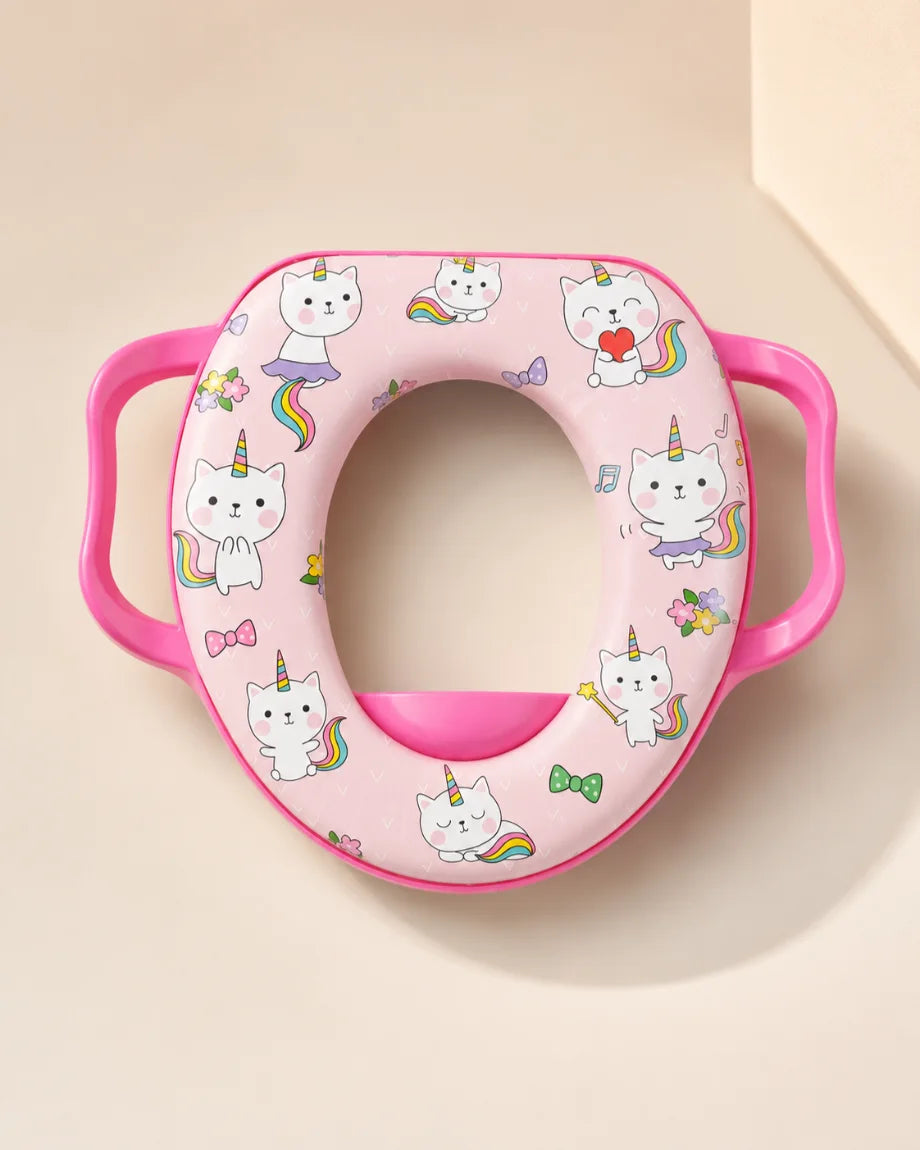 Soft Padded Baby Potty Training Seat with Handles 