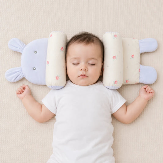 Baby Support Pillow - Soft Padded Anti-Roll Cushion for Newborns