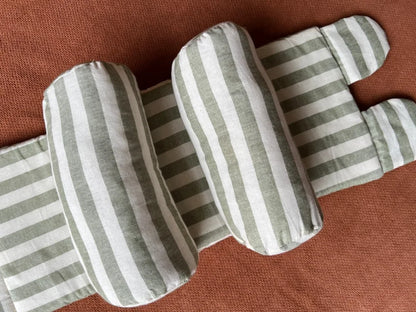 Kids Essentials Baby Support Pillow - Soft Padded Anti-Roll Cushion for Newborns