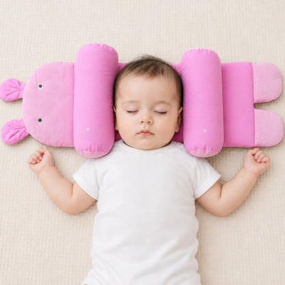 Kids Essentials Baby Support Pillow - Soft Padded Anti-Roll Cushion for Newborns