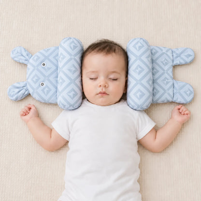 Baby Support Pillow - Soft Padded Anti-Roll Cushion for Newborns