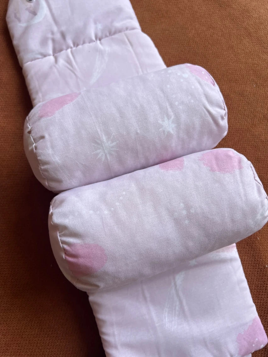 Baby Support Pillow - Soft Padded Anti-Roll Cushion for Newborns
