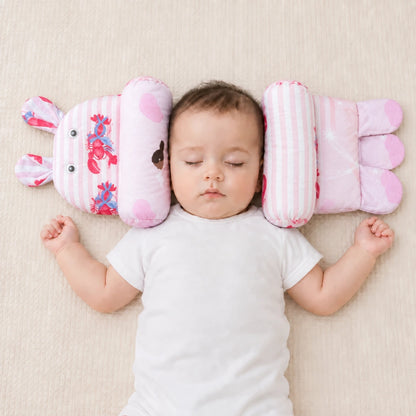 Baby Support Pillow - Soft Padded Anti-Roll Cushion for Newborns