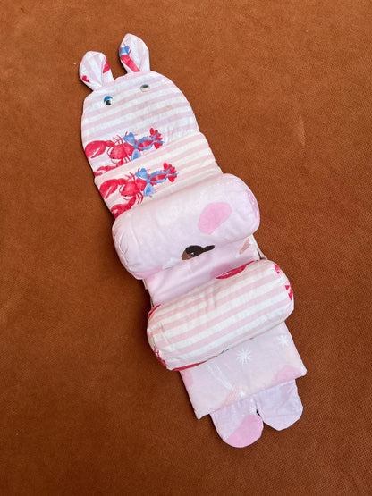 Baby Support Pillow - Soft Padded Anti-Roll Cushion for Newborns