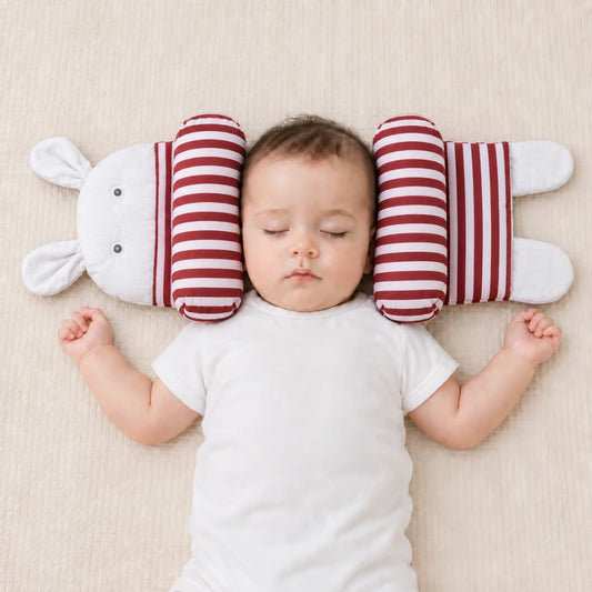 Baby Support Pillow - Soft Padded Anti-Roll Cushion for Newborns