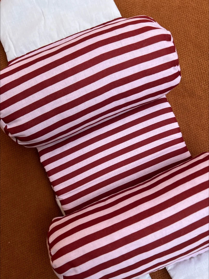 Baby Support Pillow - Soft Padded Anti-Roll Cushion for Newborns