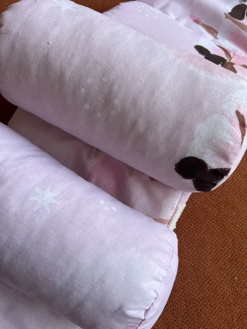 Baby Support Pillow - Soft Padded Anti-Roll Cushion for Newborns