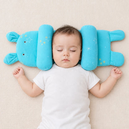 Kids Essentials Baby Support Pillow - Soft Padded Anti-Roll Cushion for Newborns
