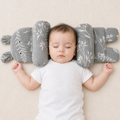 Kids Essentials Baby Support Pillow - Soft Padded Anti-Roll Cushion for Newborns