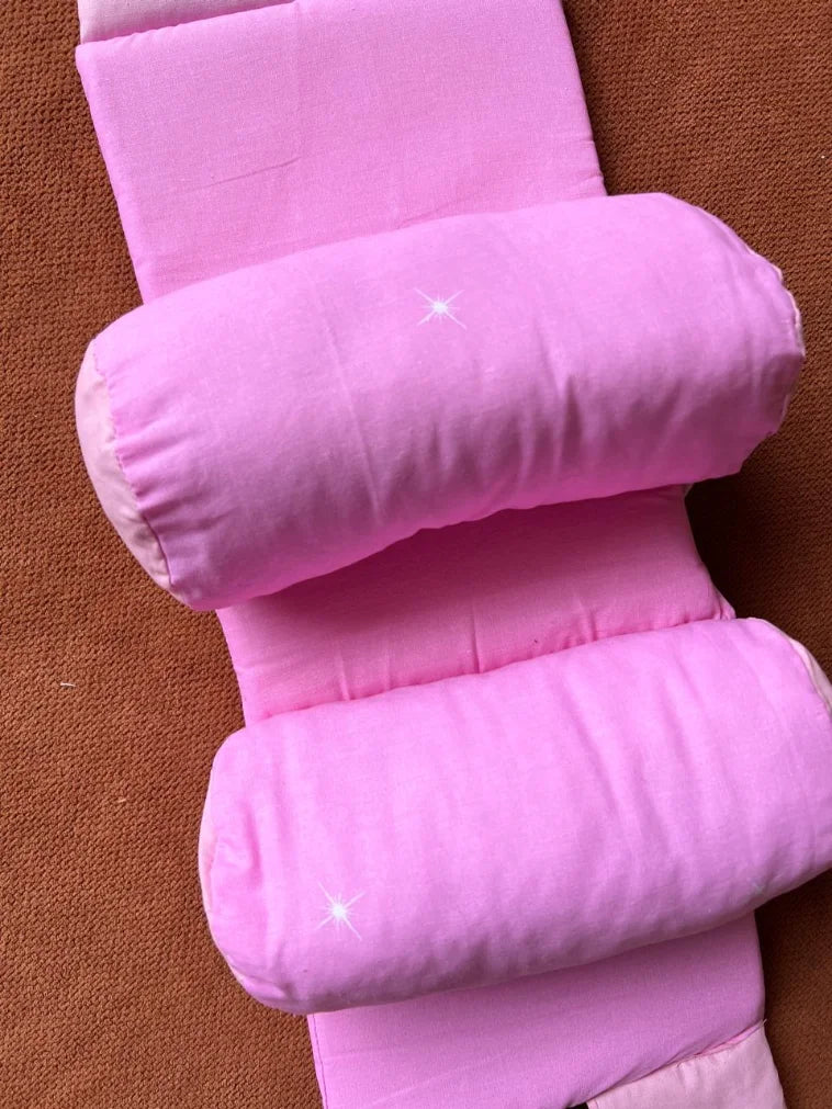 Kids Essentials Baby Support Pillow - Soft Padded Anti-Roll Cushion for Newborns