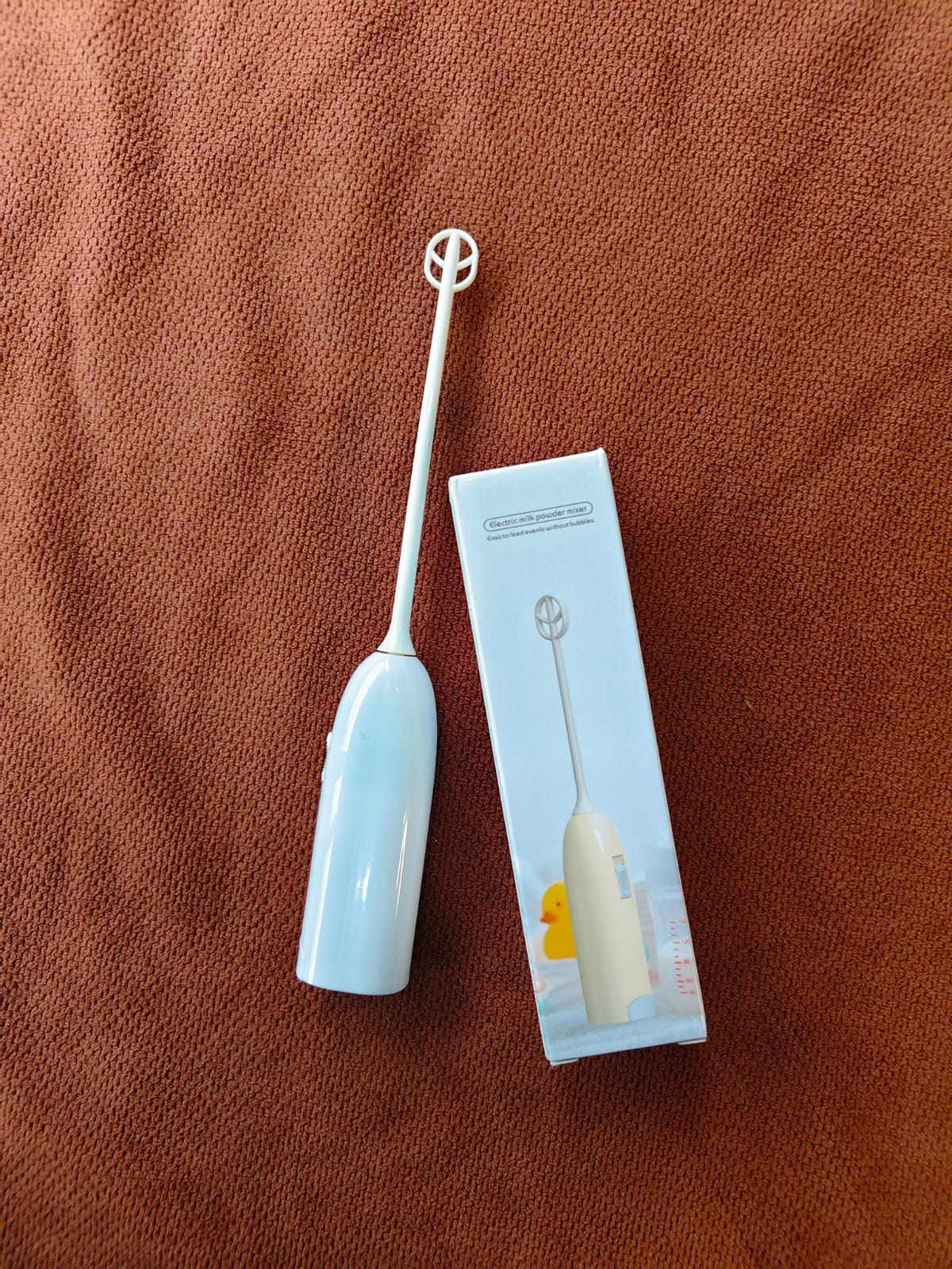 Kids Essentials Electric Milk Powder Mixer - Baby Formula & Bottle Mixing Whisk