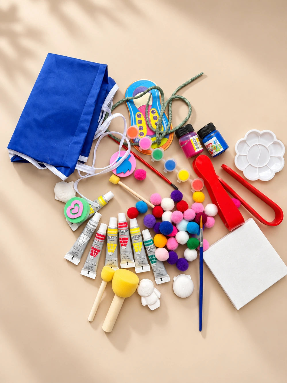 Kids Creative Activity Box - Complete Art, Painting & Sensory Play Kit