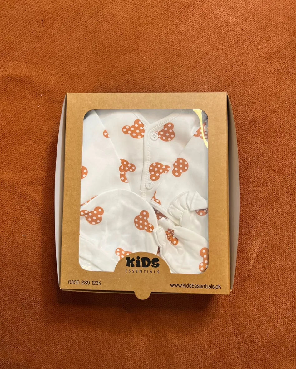Newborn 11 Pcs Winter Fleece Starter Set –  Kitty Print