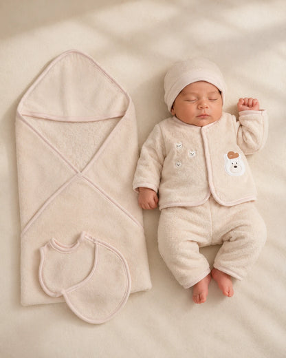 Newborn 5 Pcs Soft Velvet Starter Set