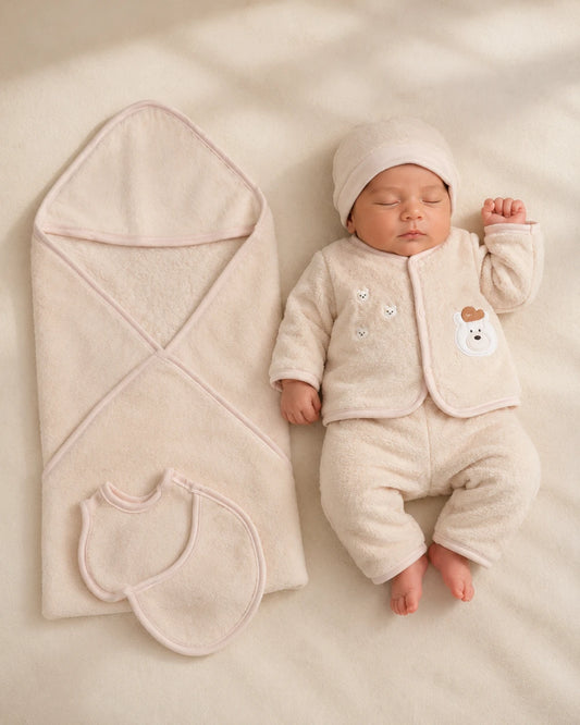 Newborn 5 Pcs Soft Velvet Starter Set