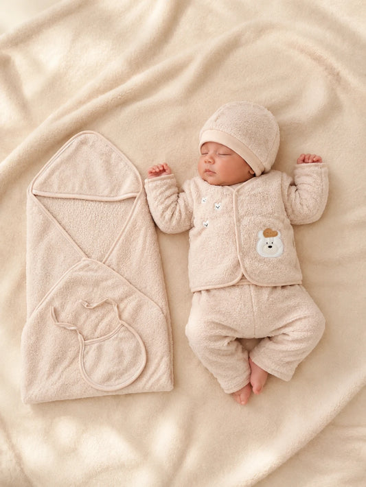 Newborn 5 Pcs Soft Velvet Starter Set