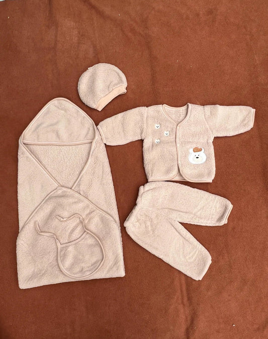 Newborn 5 Pcs Soft Velvet Starter Set