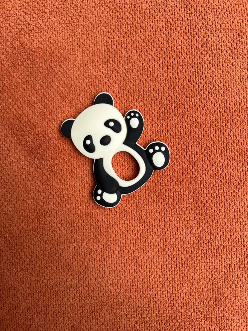 Panda Silicone Baby Teether - Soft Gum Soother for Babies