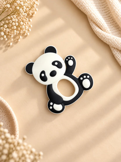 Panda Silicone Baby Teether - Soft Gum Soother for Babies