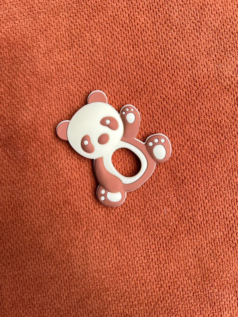 Panda Silicone Baby Teether - Soft Gum Soother for Babies