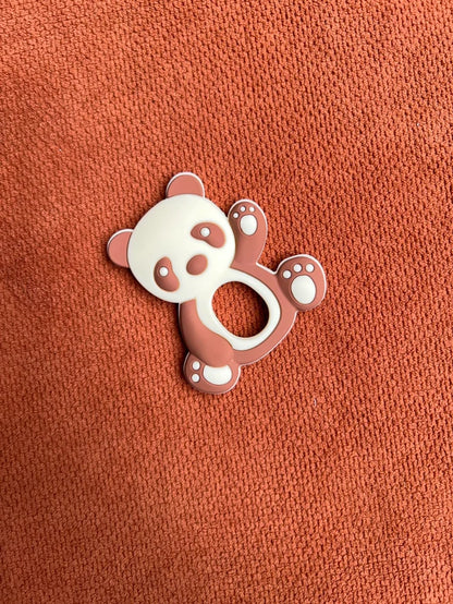 Panda Silicone Baby Teether - Soft Gum Soother for Babies