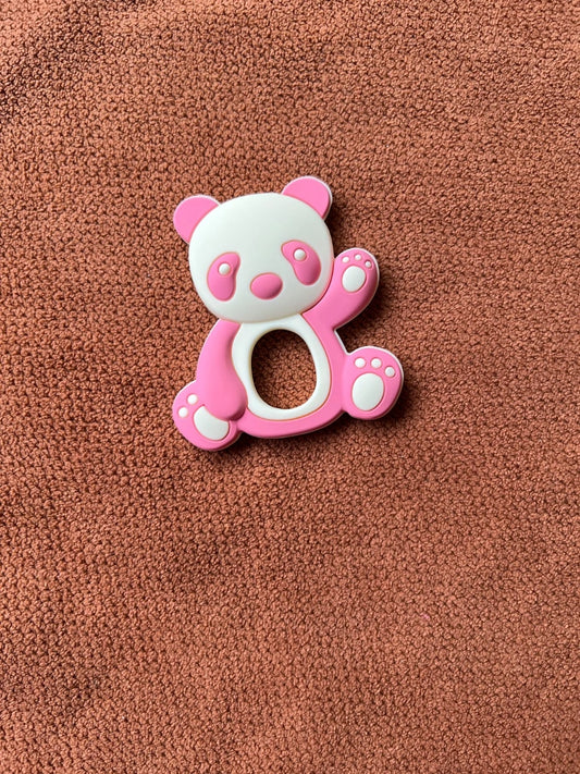 Panda Silicone Baby Teether - Soft Gum Soother for Babies
