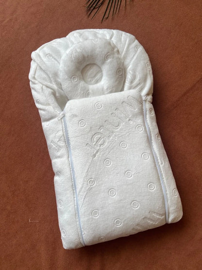 Newborn Baby Carry Nest with Head Support Pillow - Circle Design