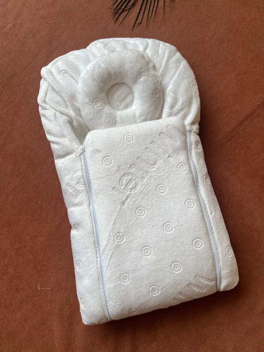 Newborn Baby Carry Nest with Head Support Pillow - Circle Design