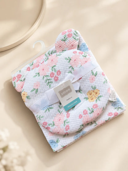 Premium Baby Blanket & Head-Shaping Pillow Set - 76 × 91 cm